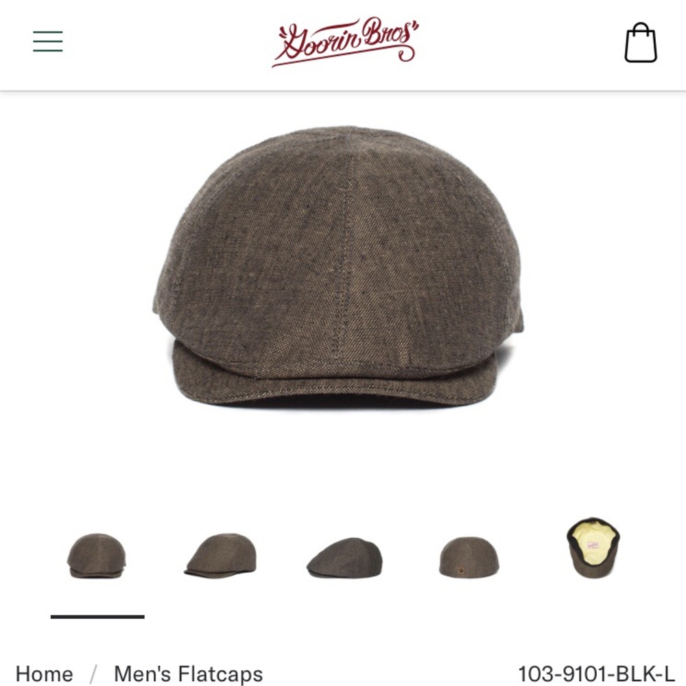 Goorin Bros. Benjamin Paul flat cap